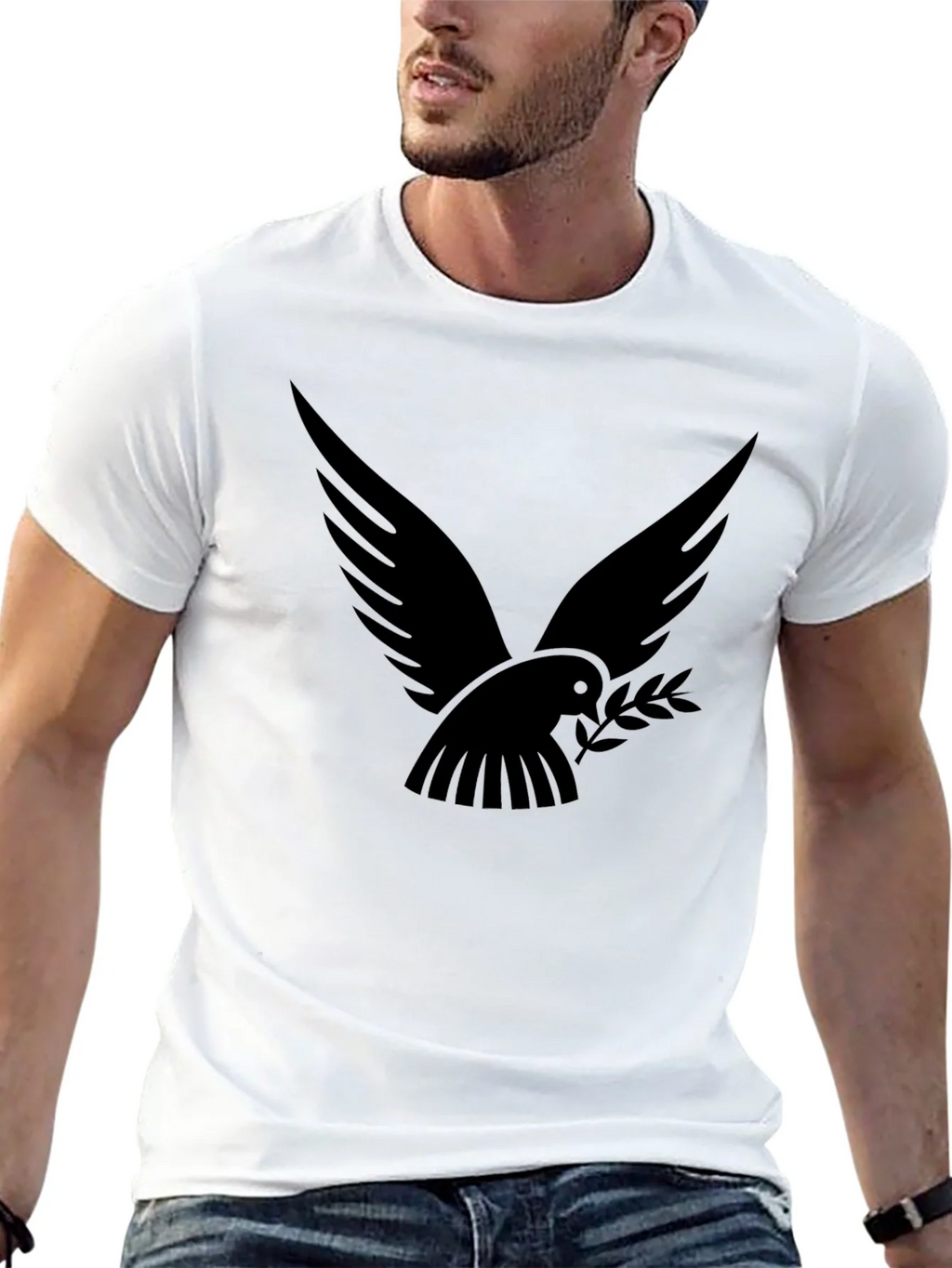 Dove Peace T-Shirt - Stylish Graphic Tee product image 6