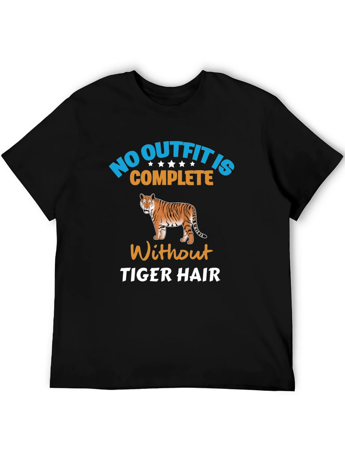No Outfit Complete Tiger Hair T-Shirt product image 5