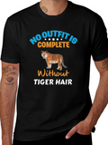 No Outfit Complete Tiger Hair T-Shirt product image 1