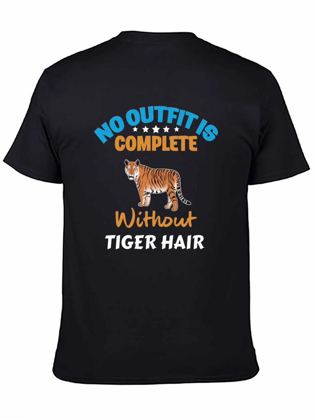 No Outfit Complete Tiger Hair T-Shirt product image 4