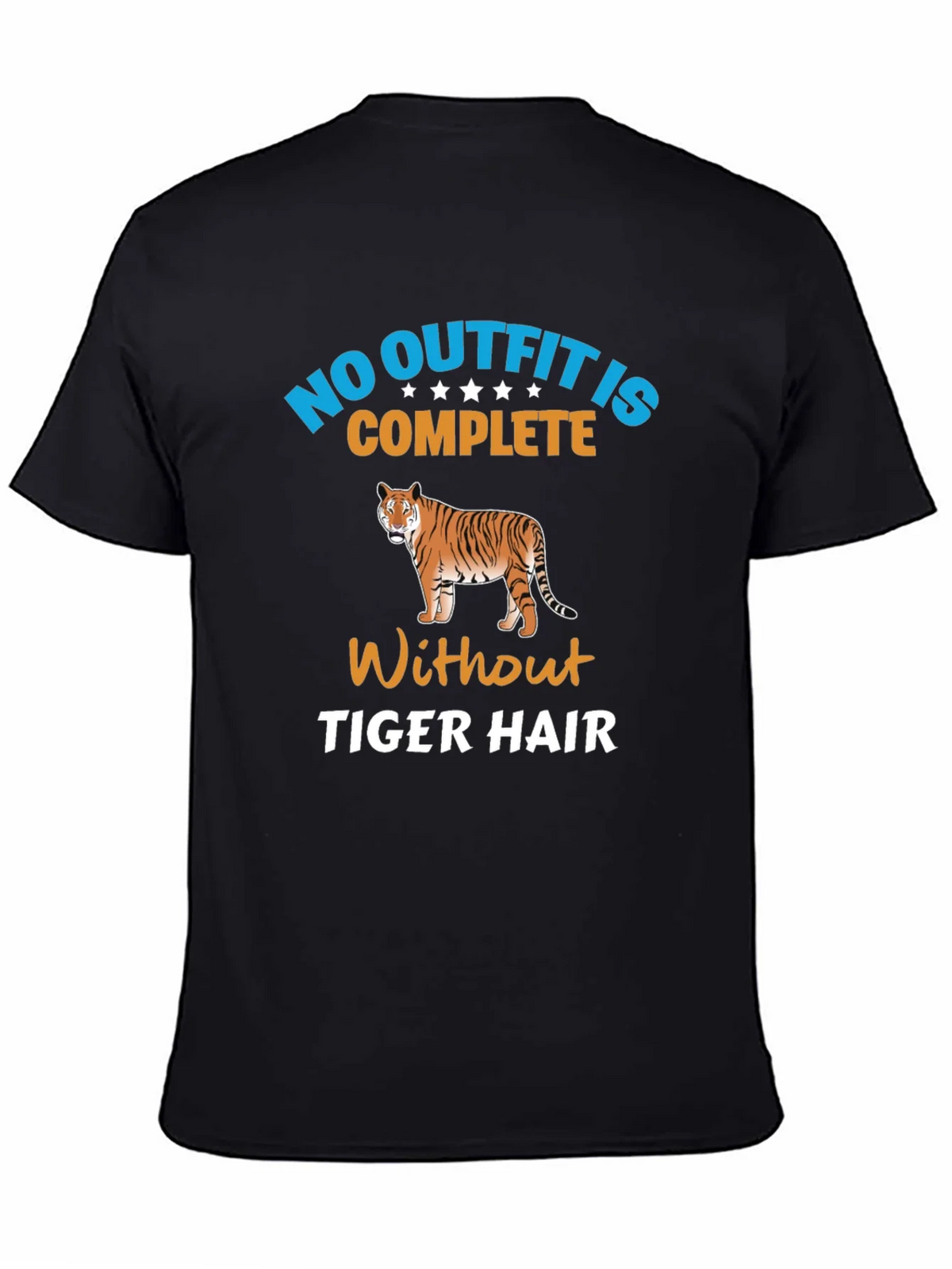 No Outfit Complete Tiger Hair T-Shirt product image 4