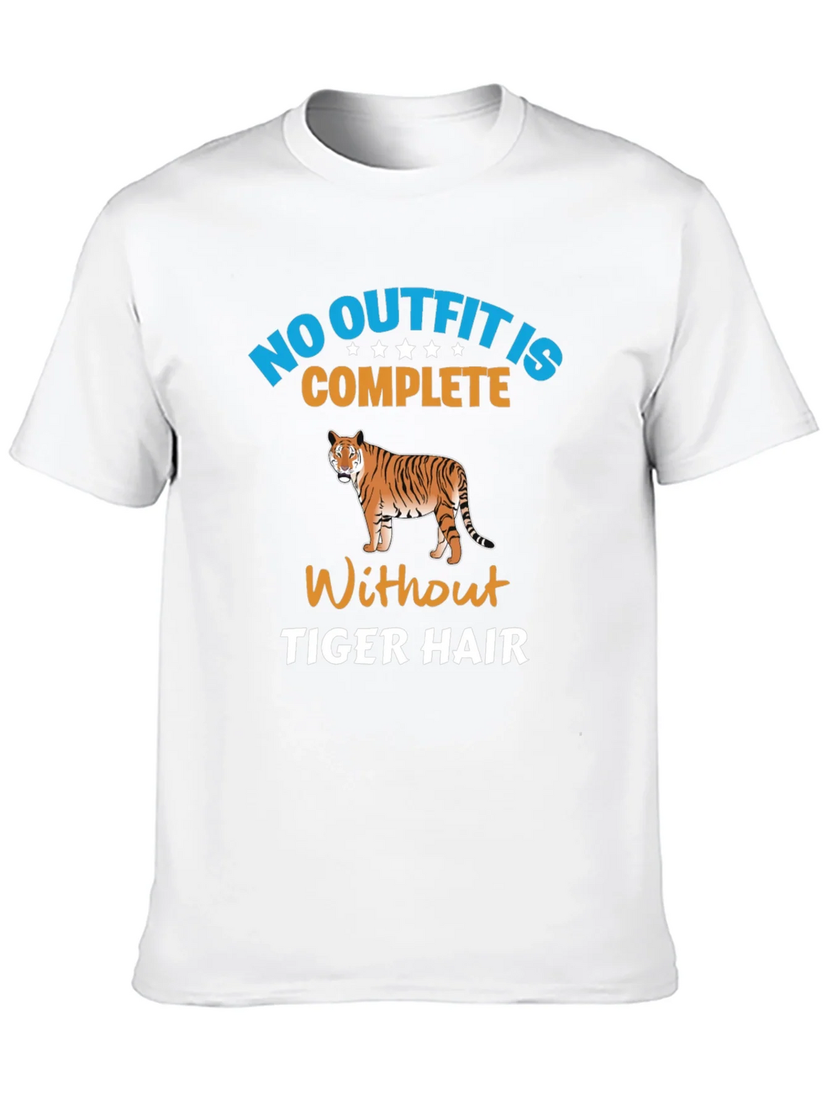 No Outfit Complete Tiger Hair T-Shirt product image 9