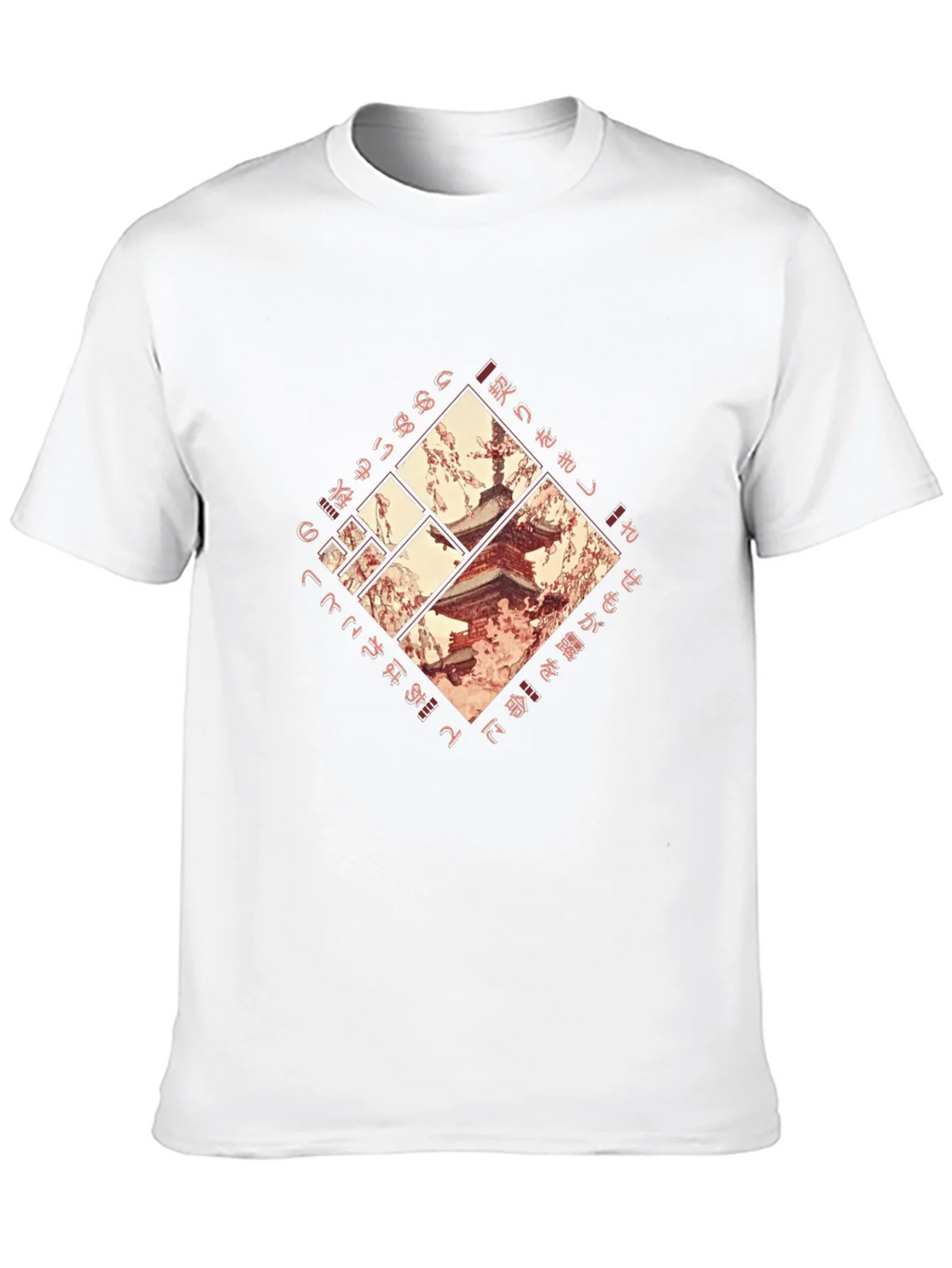 Japanese Pagoda T-Shirt - Black Graphic Tee product image 9