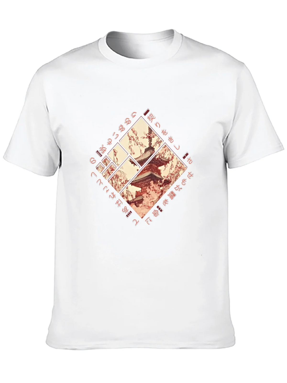 Japanese Pagoda T-Shirt - Black Graphic Tee product image 9