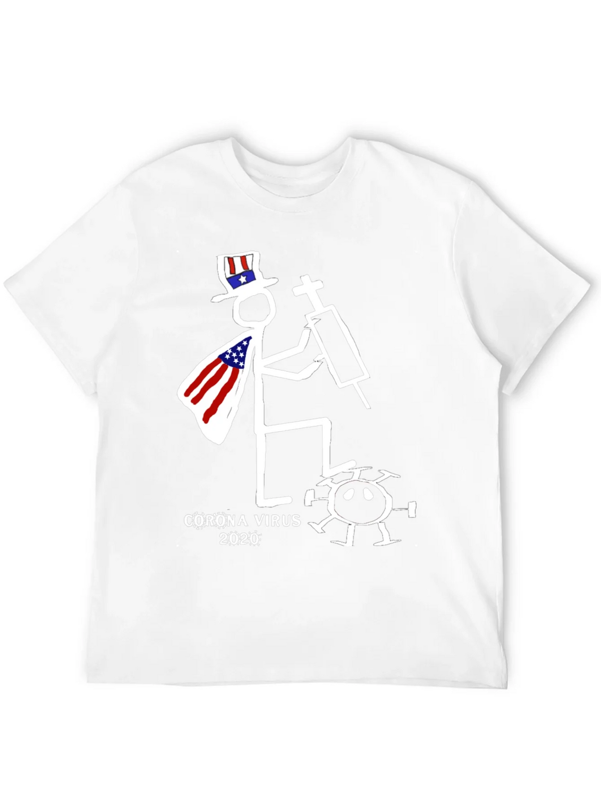 Humorous Corona Virus 2020 Graphic T-Shirt product image 11