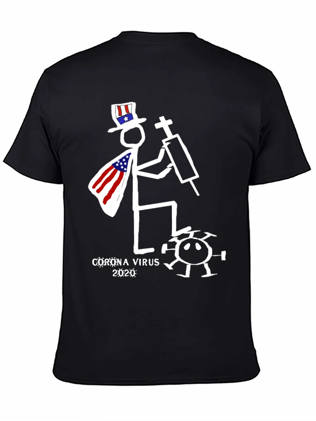 Humorous Corona Virus 2020 Graphic T-Shirt product image 4