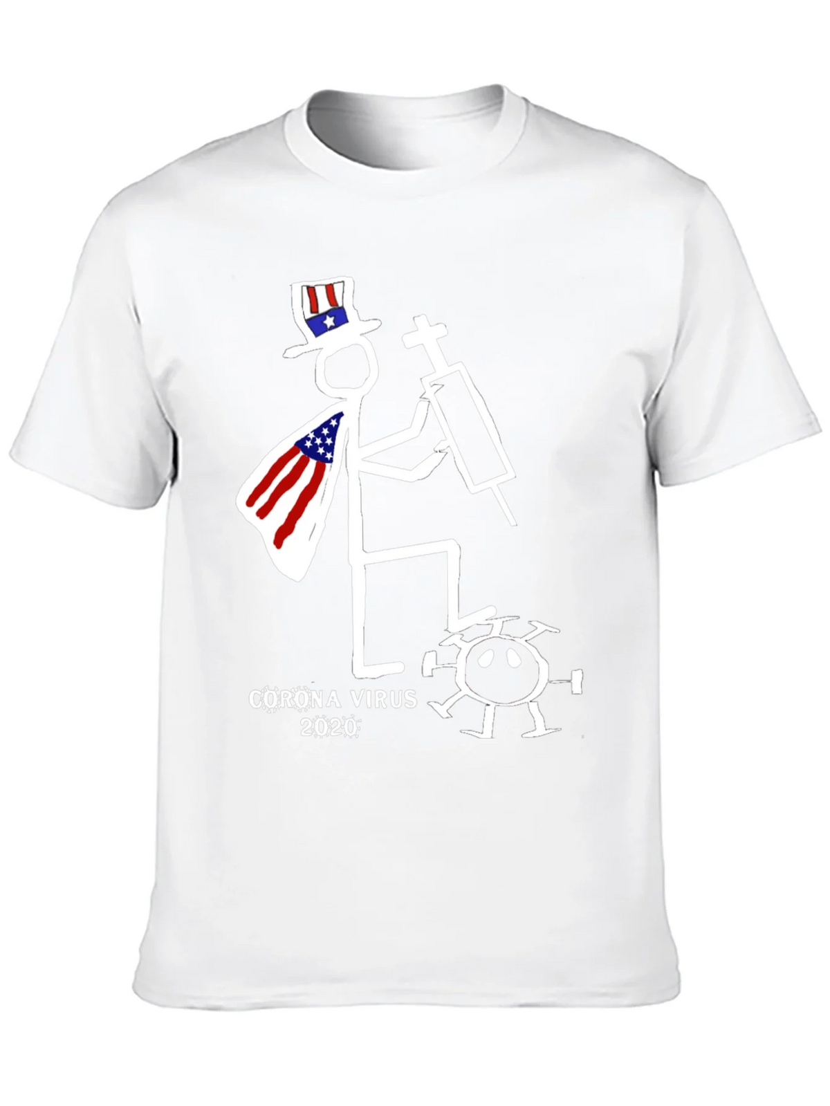 Humorous Corona Virus 2020 Graphic T-Shirt product image 9