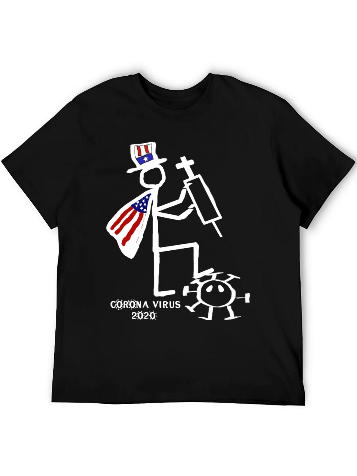 Humorous Corona Virus 2020 Graphic T-Shirt product image 5
