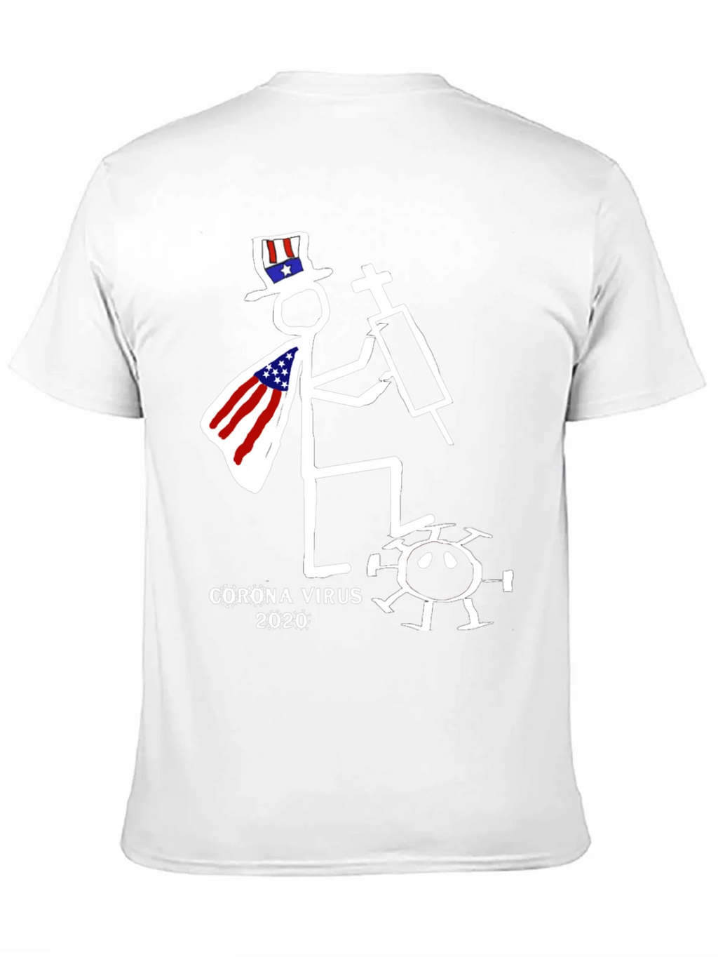 Humorous Corona Virus 2020 Graphic T-Shirt product image 10