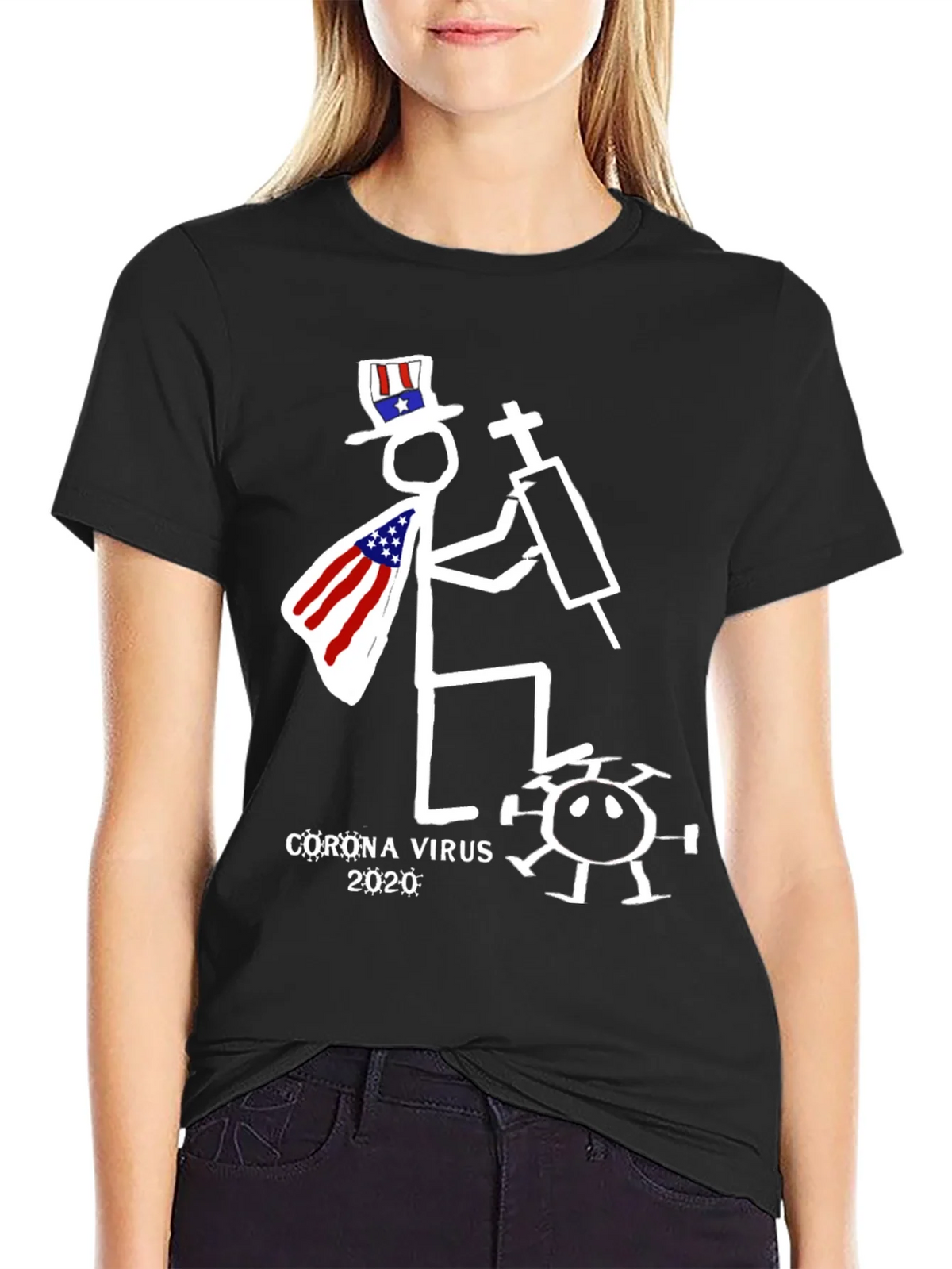 Humorous Corona Virus 2020 Graphic T-Shirt product image 2
