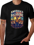 Americas Backbone Graphic Tee - Patriotic Farmer product image 1