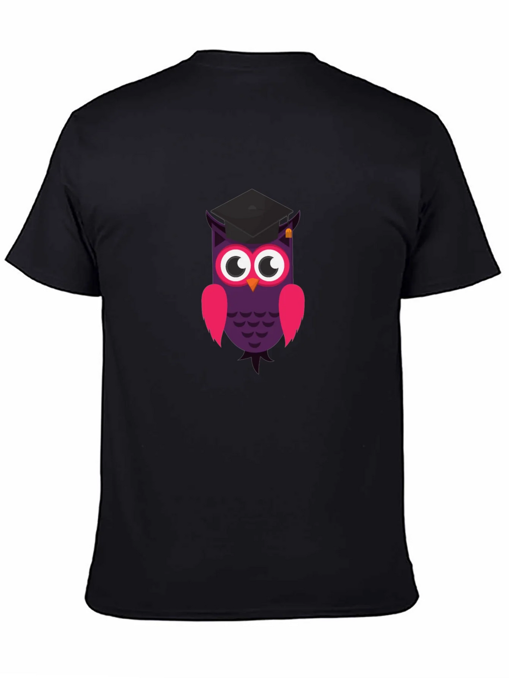 Graduation Owl T-Shirt - Black Cotton Tee product image 4