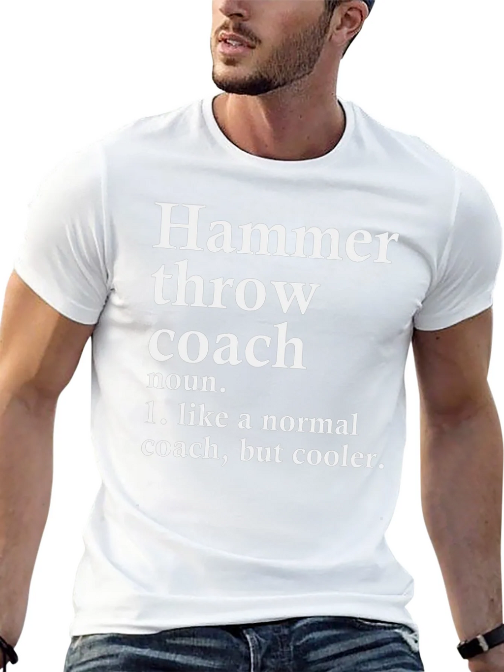 Hammer Throw Coach Definition T-Shirt product image 12