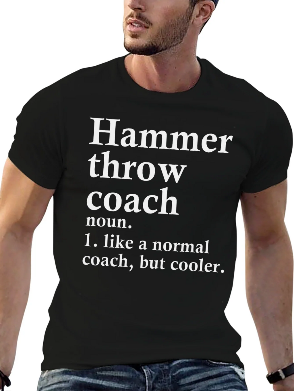 Hammer Throw Coach Definition T-Shirt product image 6
