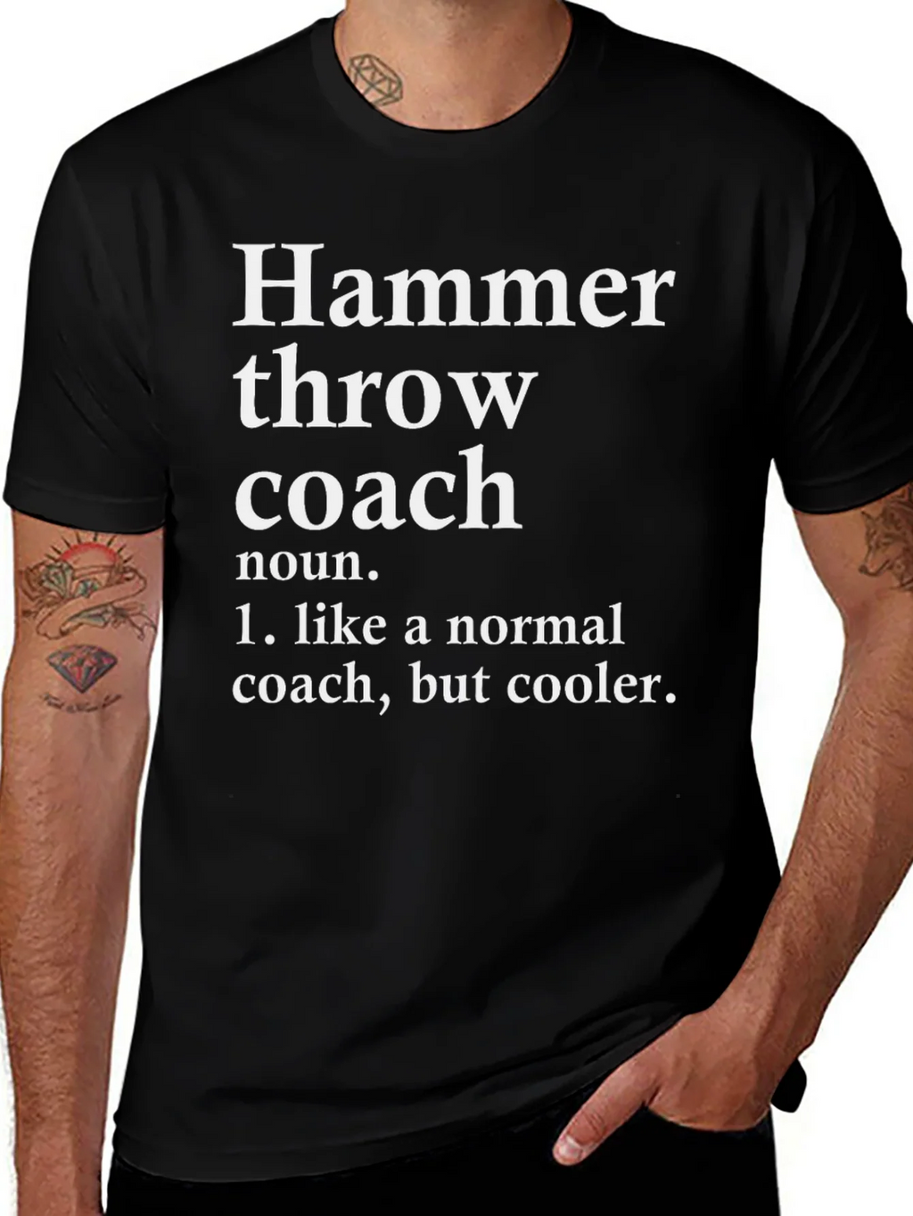 Hammer Throw Coach Definition T-Shirt product image 1