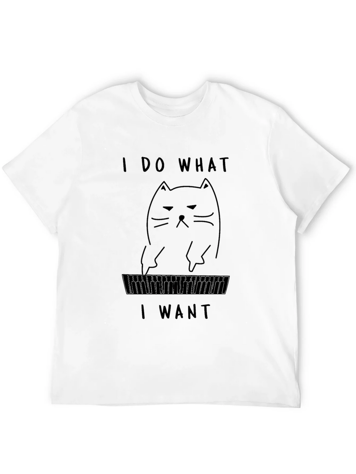 I Do What I Want Cat Graphic Tee product image 10