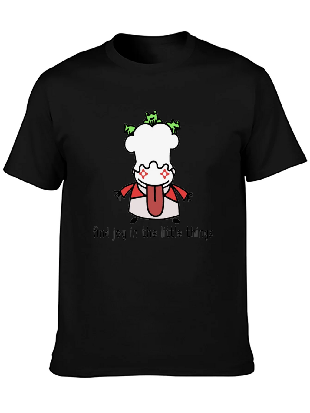 Whimsical Graphic Tee: Find Joy in the Little Things product image 3