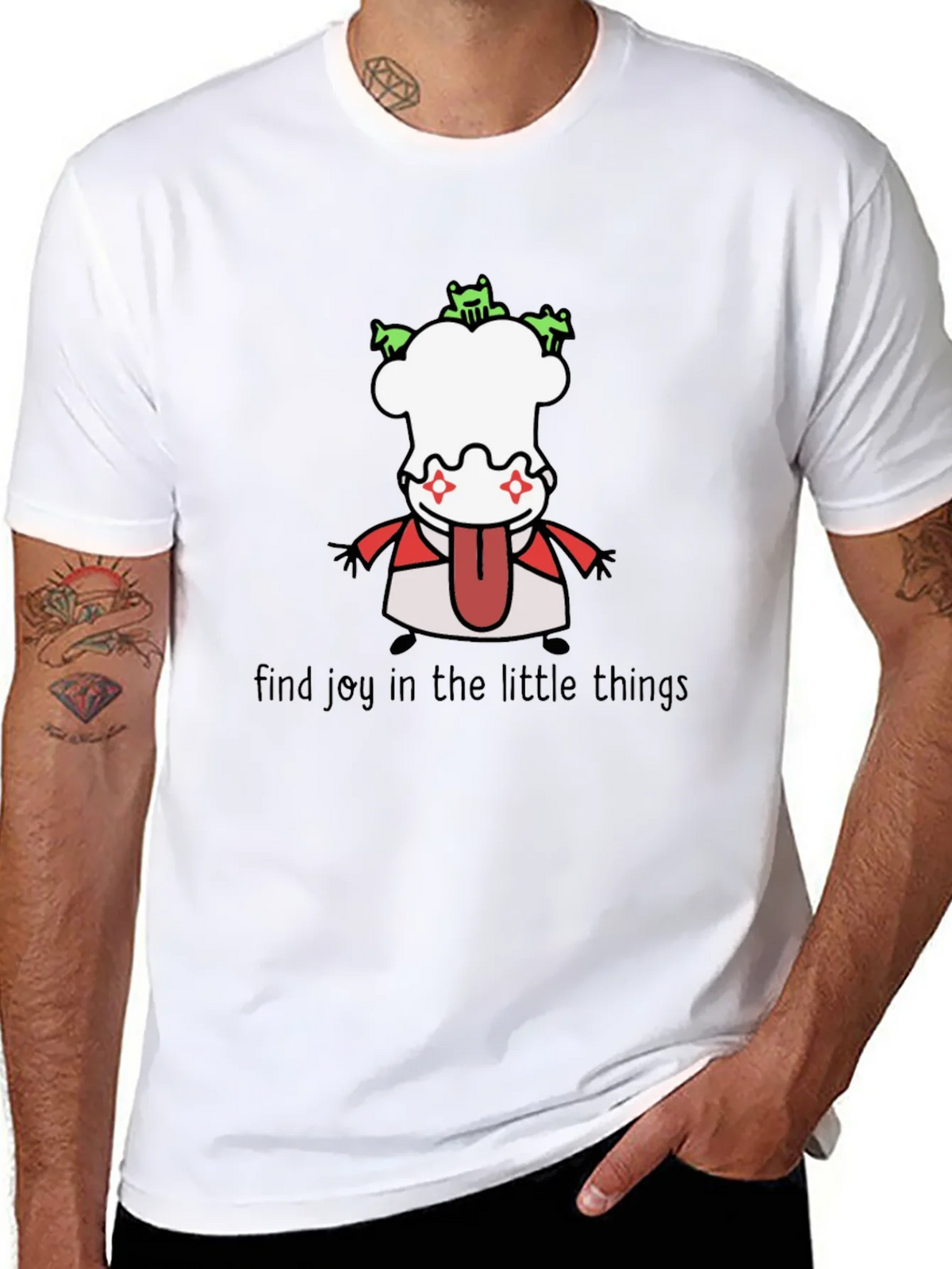 Whimsical Graphic Tee: Find Joy in the Little Things product image 7