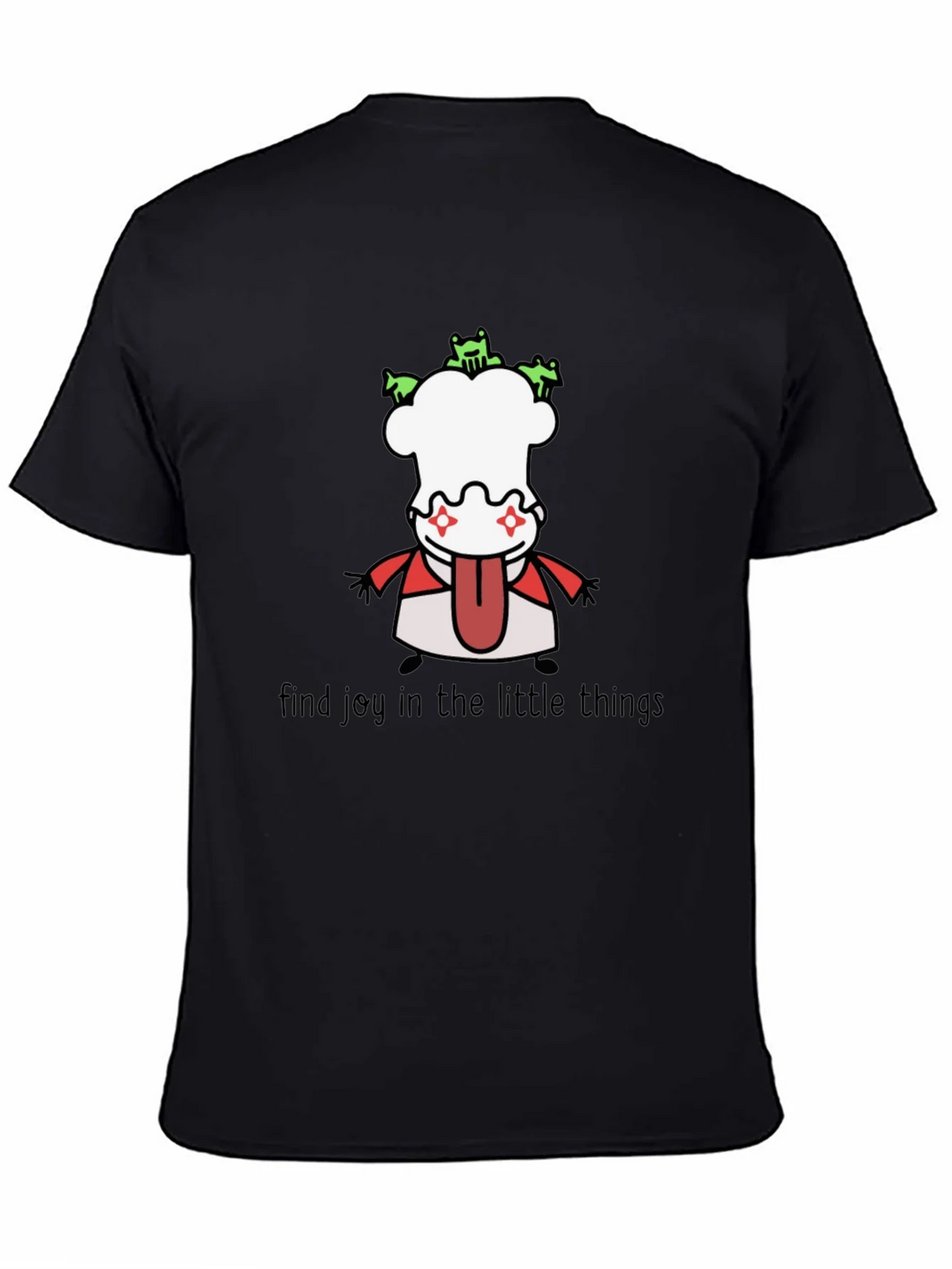 Whimsical Graphic Tee: Find Joy in the Little Things product image 4