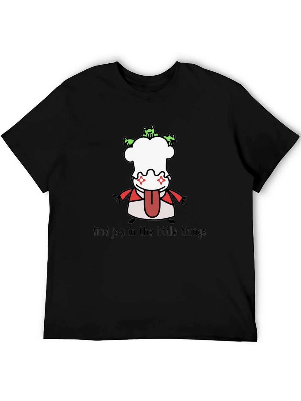 Whimsical Graphic Tee: Find Joy in the Little Things product image 5
