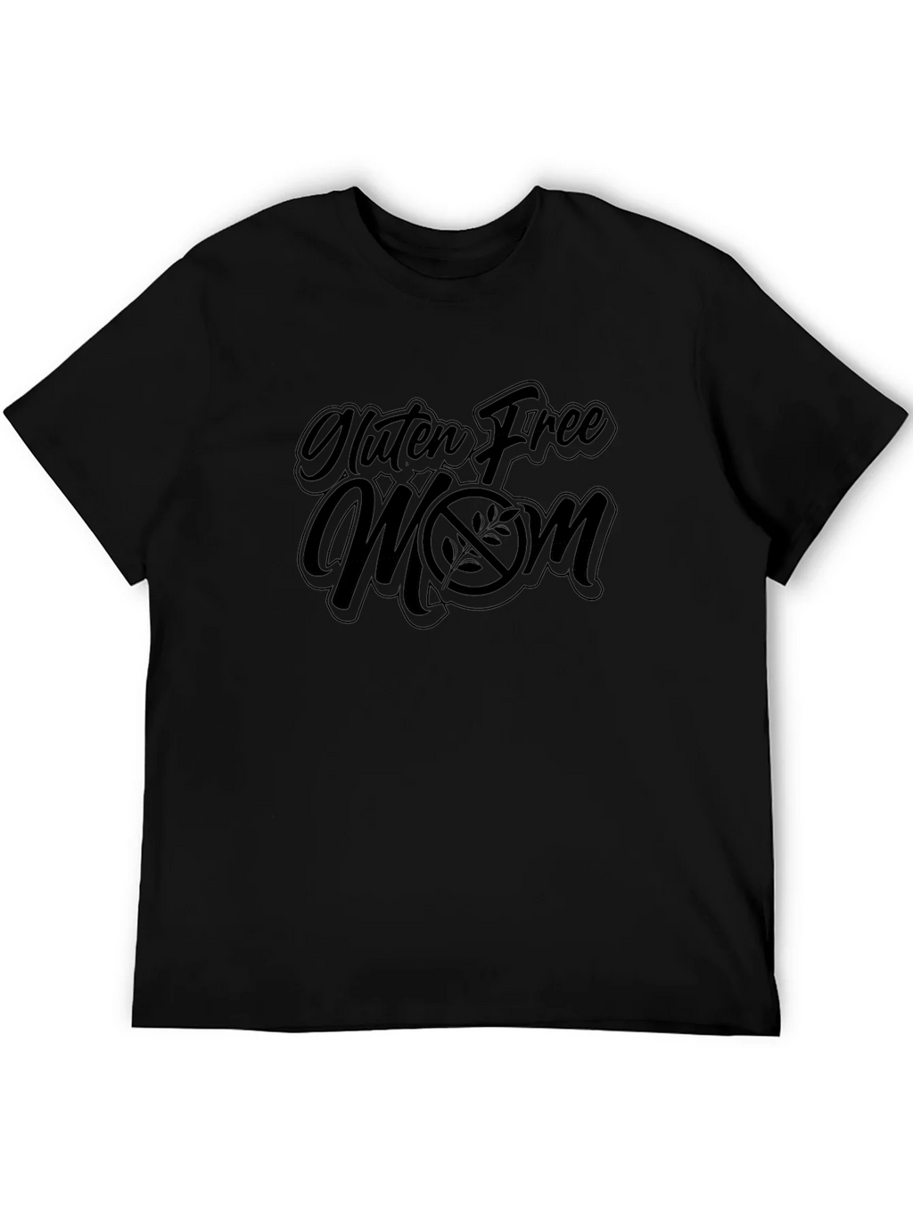 Gluten Free Mom Graphic T-Shirt - Black product image 5