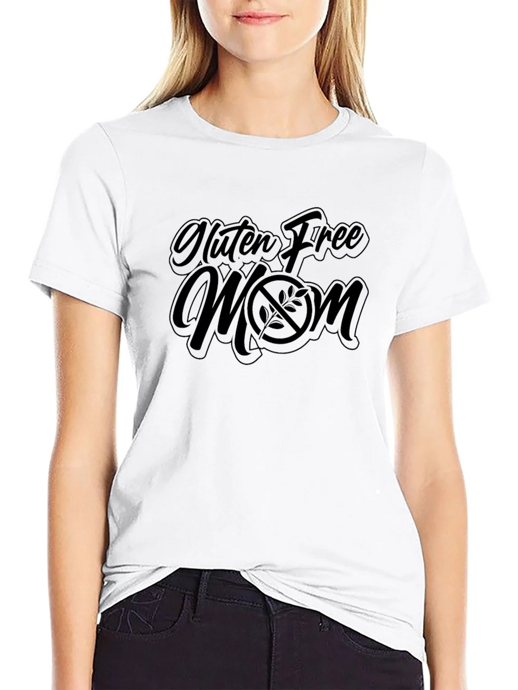 Gluten Free Mom Graphic T-Shirt - Black product image 8