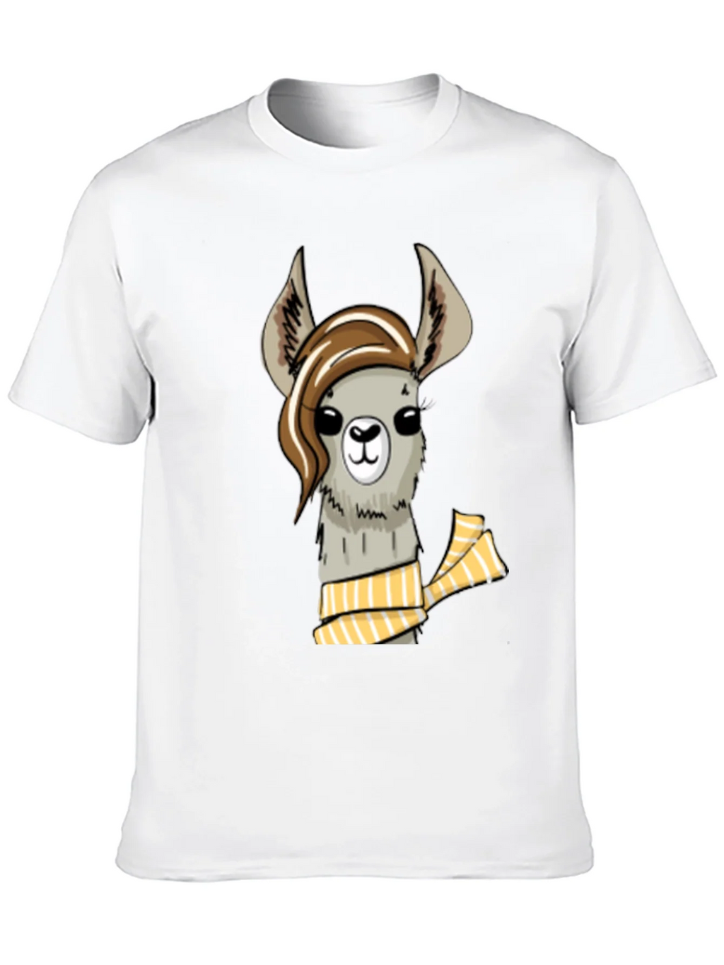 Llama with Scarf Graphic T-Shirt - Stylish and Unique product image 9