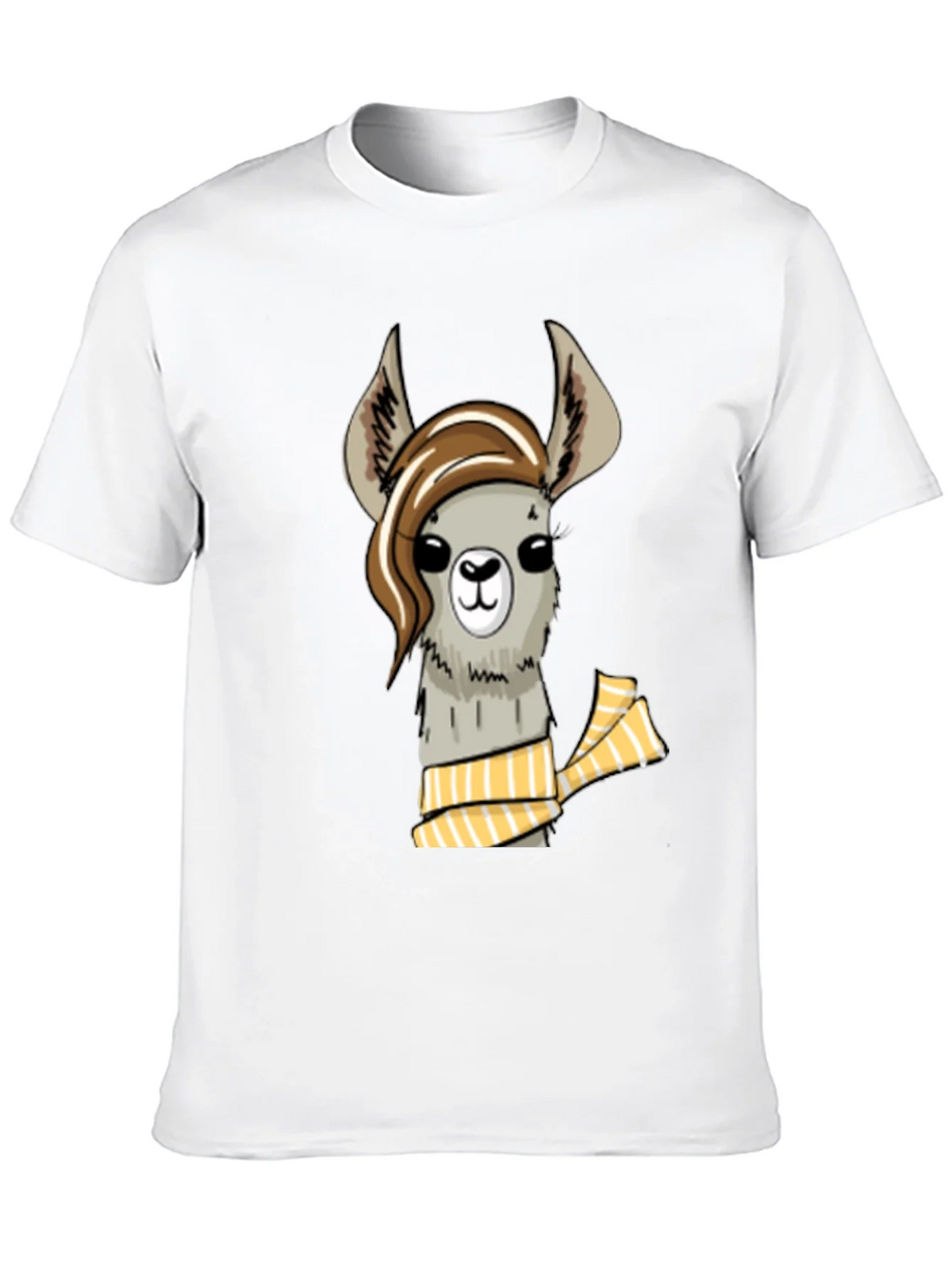 Llama with Scarf Graphic T-Shirt - Stylish and Unique product image 9