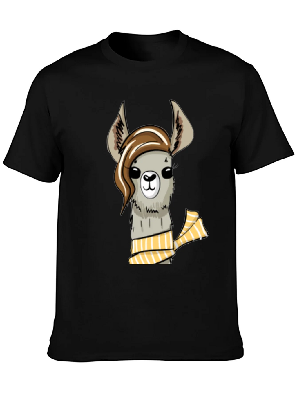 Llama with Scarf Graphic T-Shirt - Stylish and Unique product image 3