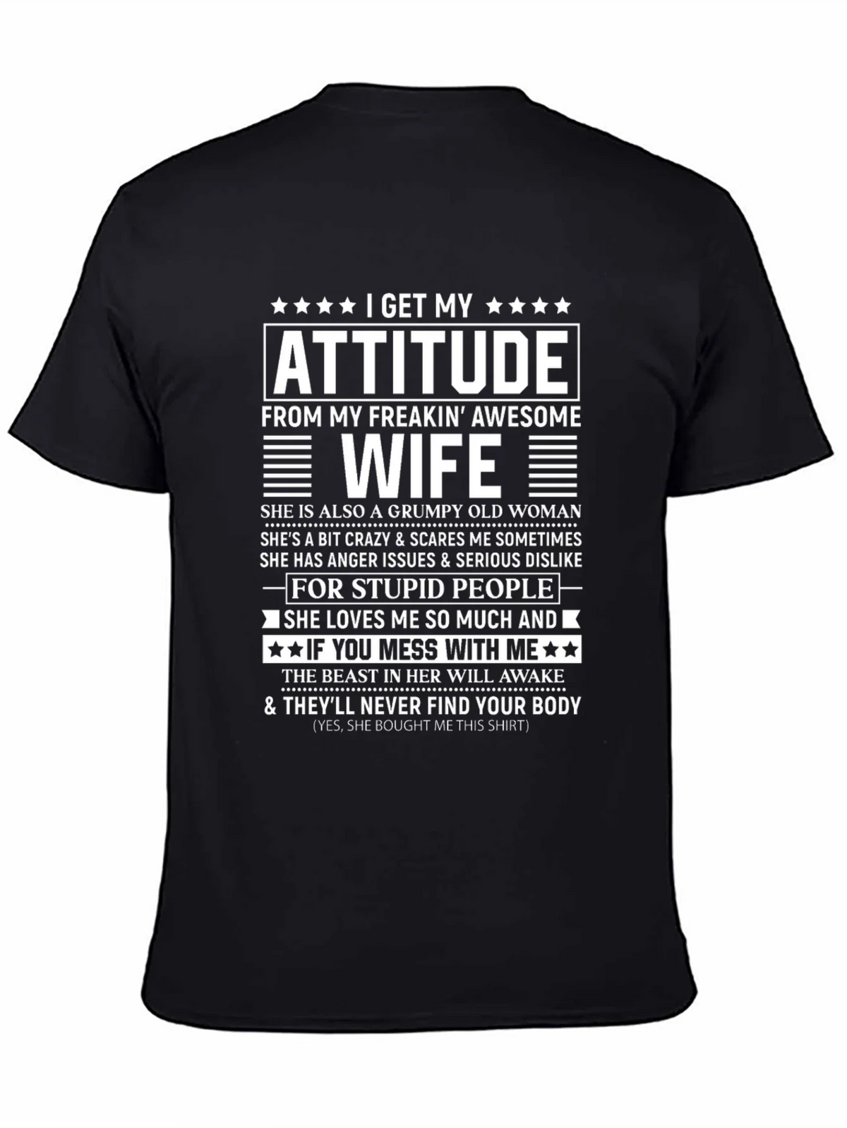 Funny Awesome Wife Graphic T-Shirt product image 4