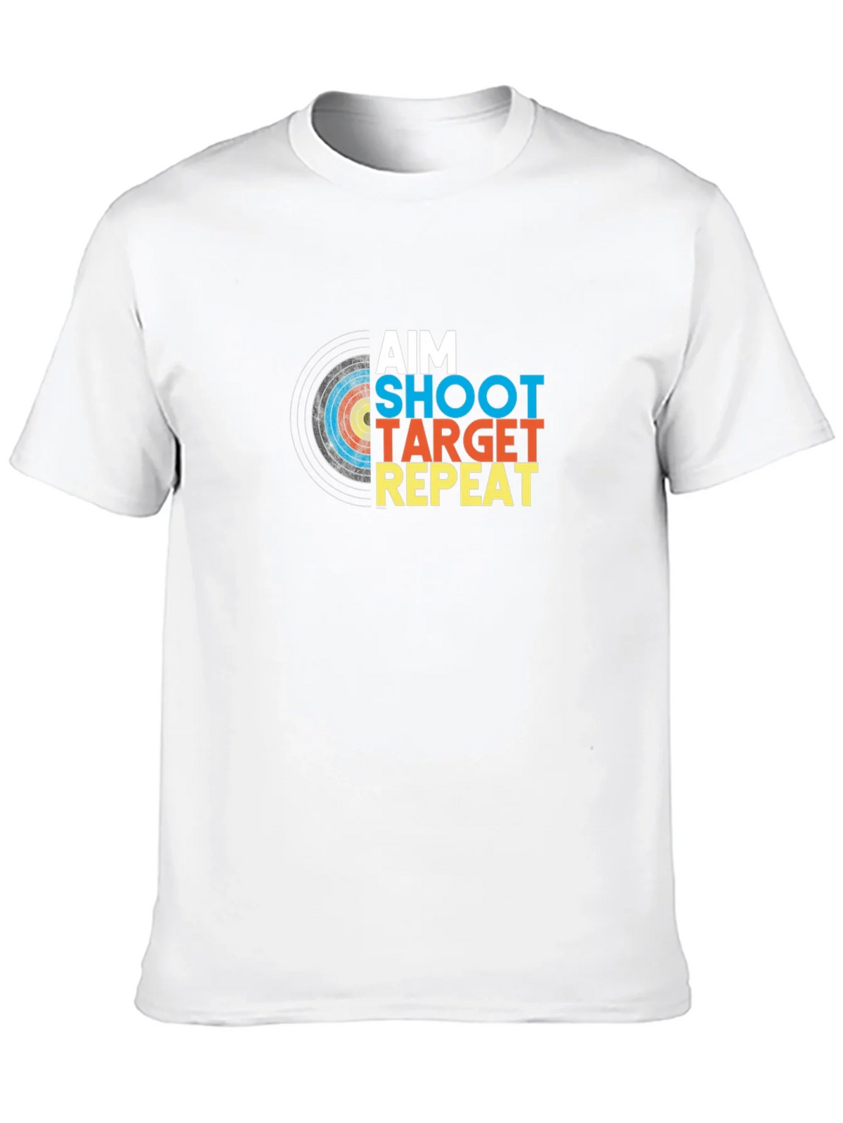 Aim Shoot Target Repeat Black Graphic Tee product image 6