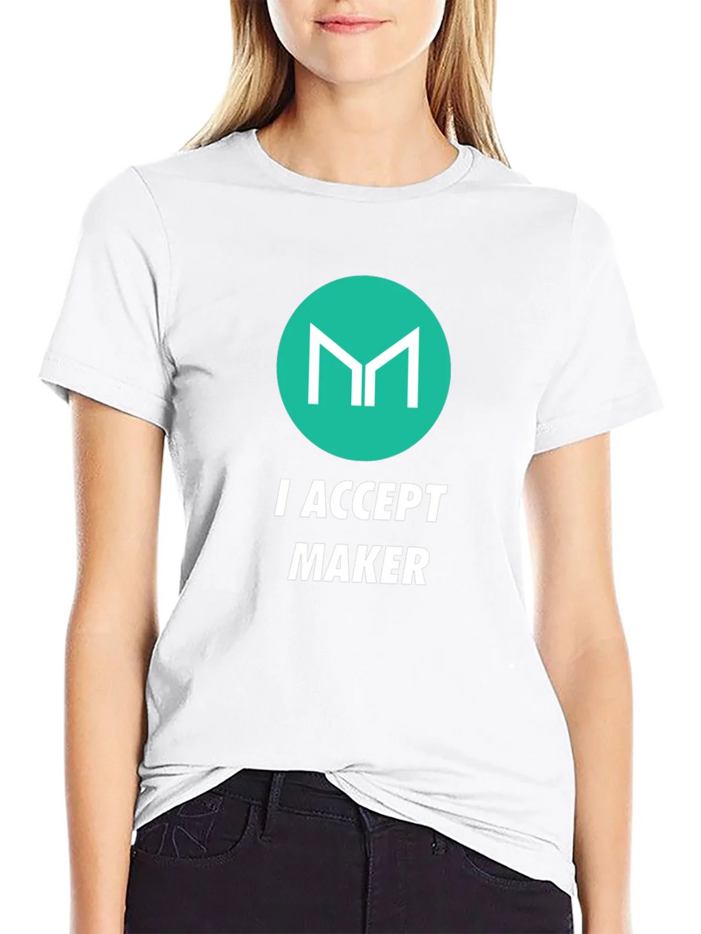 I Accept Maker Black Graphic T-Shirt product image 8