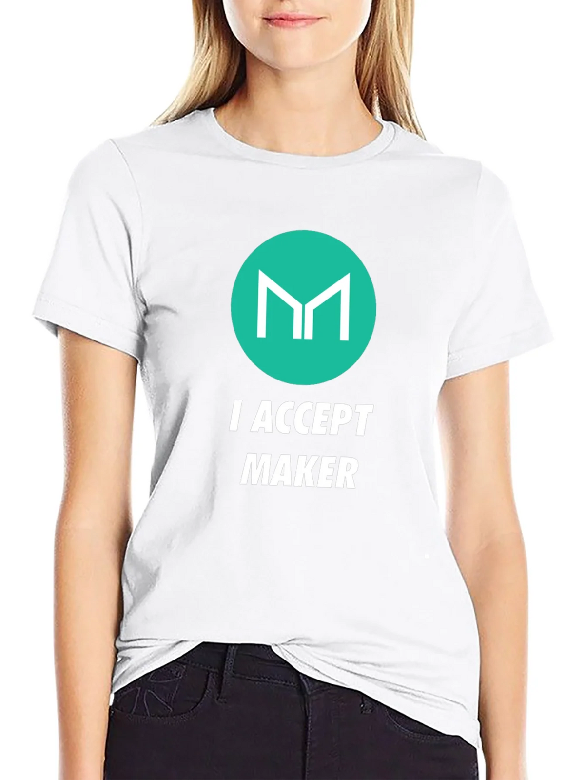 I Accept Maker Black Graphic T-Shirt product image 8