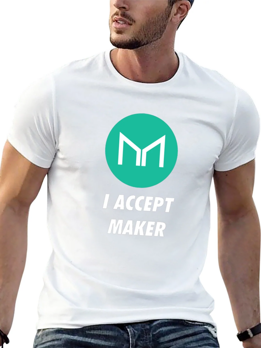I Accept Maker Black Graphic T-Shirt product image 12