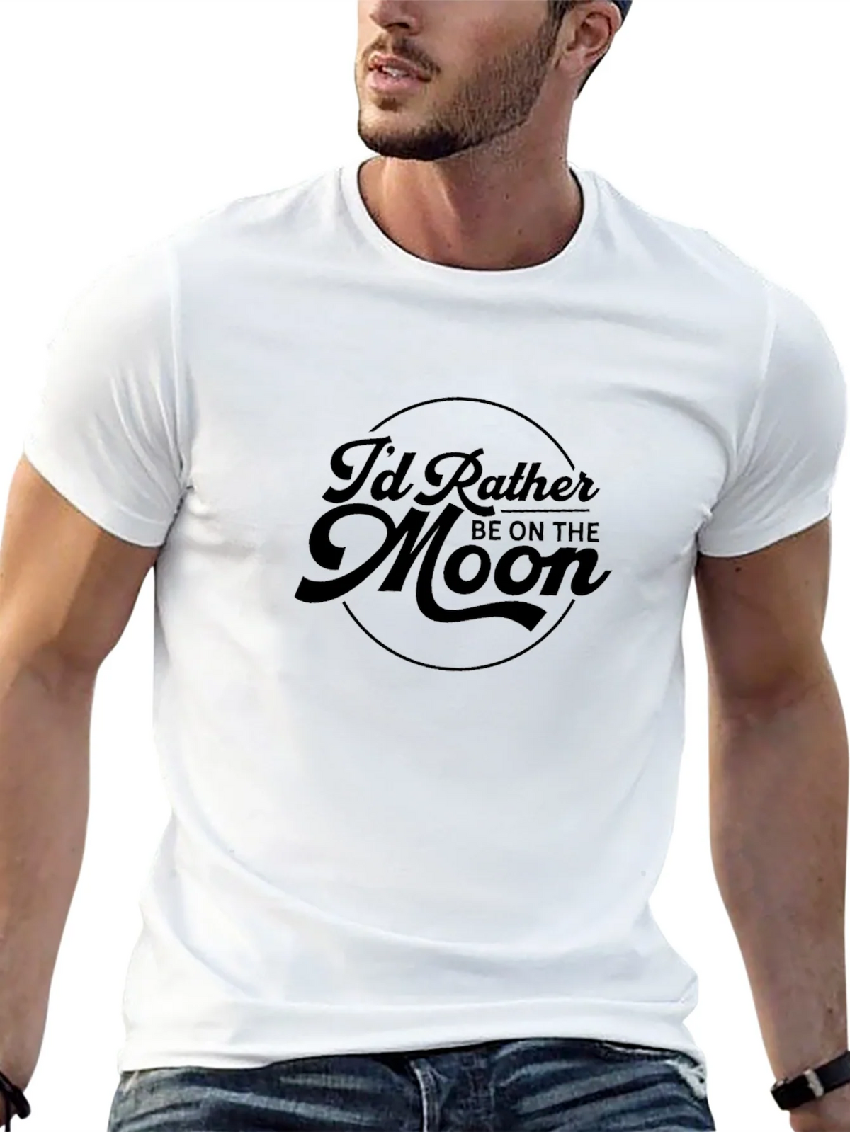 Id Rather Be On The Moon T-Shirt product image 12