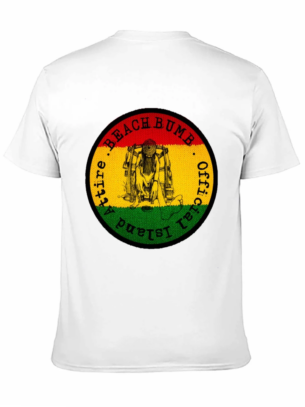 Official Beach Bum Island Attire Black T-Shirt product image 9