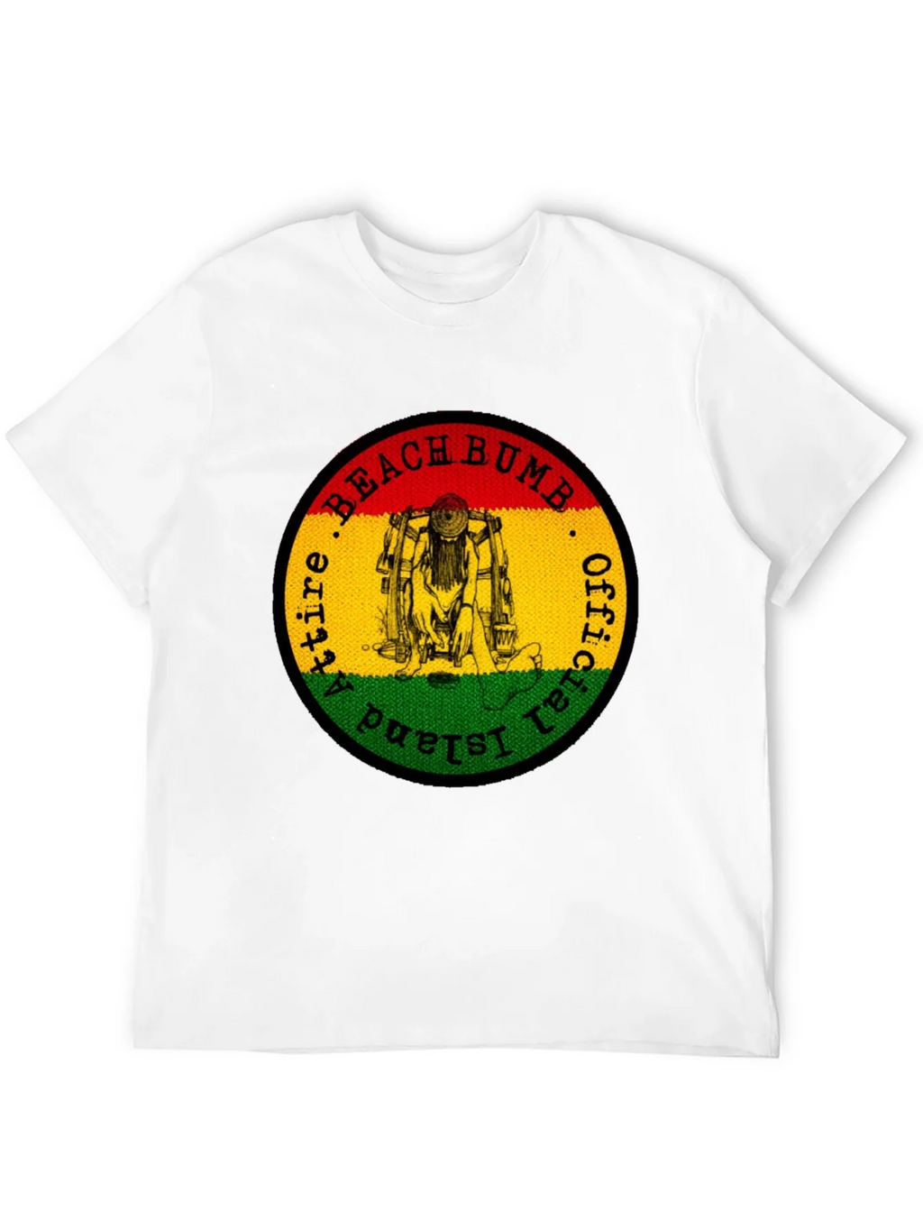 Official Beach Bum Island Attire Black T-Shirt product image 10