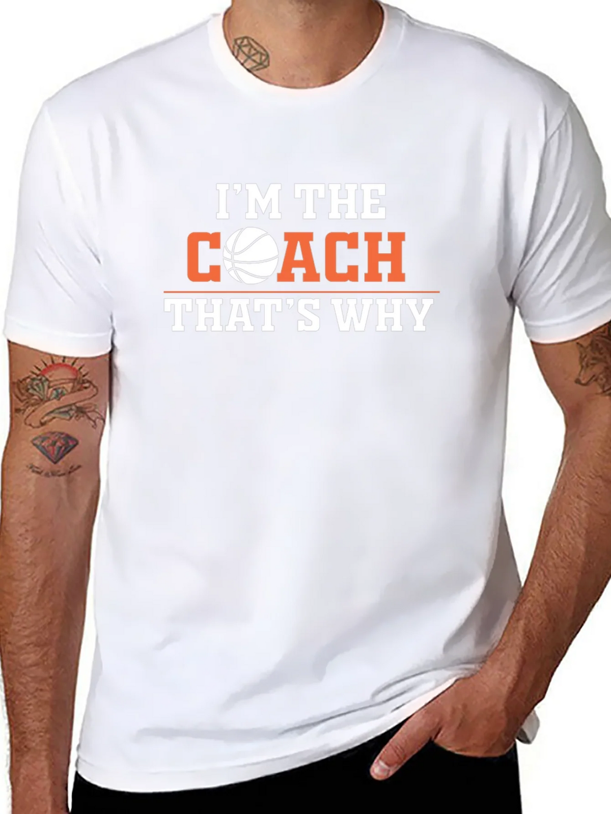 Im The Coach T-Shirt Basketball Graphic Tee product image 5