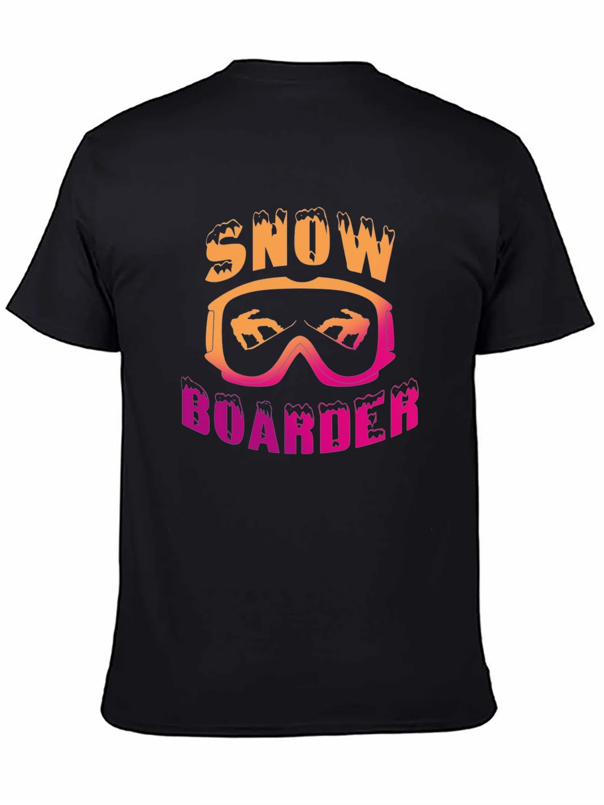 Snowboarder Graphic Tee - Black product image 4