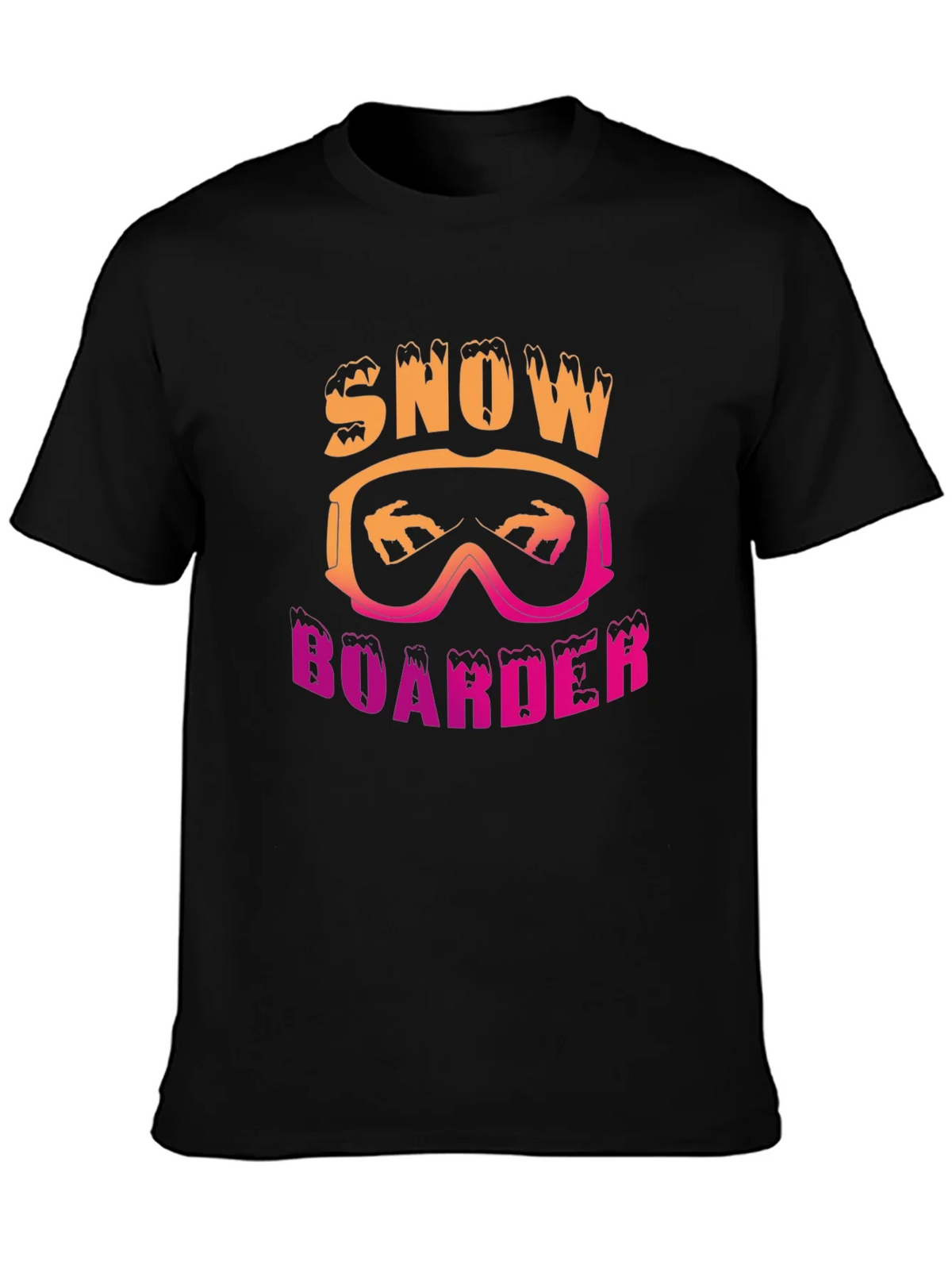 Snowboarder Graphic Tee - Black product image 3