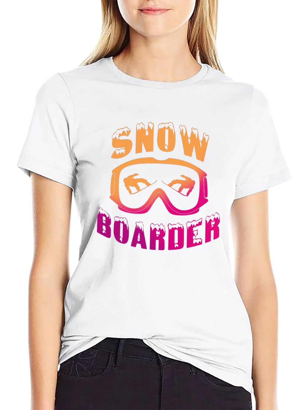 Snowboarder Graphic Tee - Black product image 8