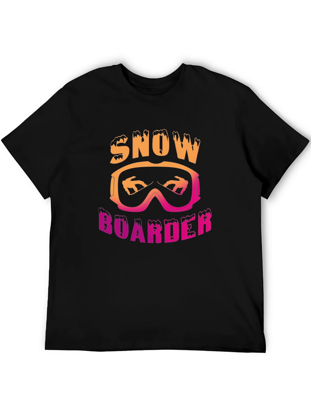 Snowboarder Graphic Tee - Black product image 5