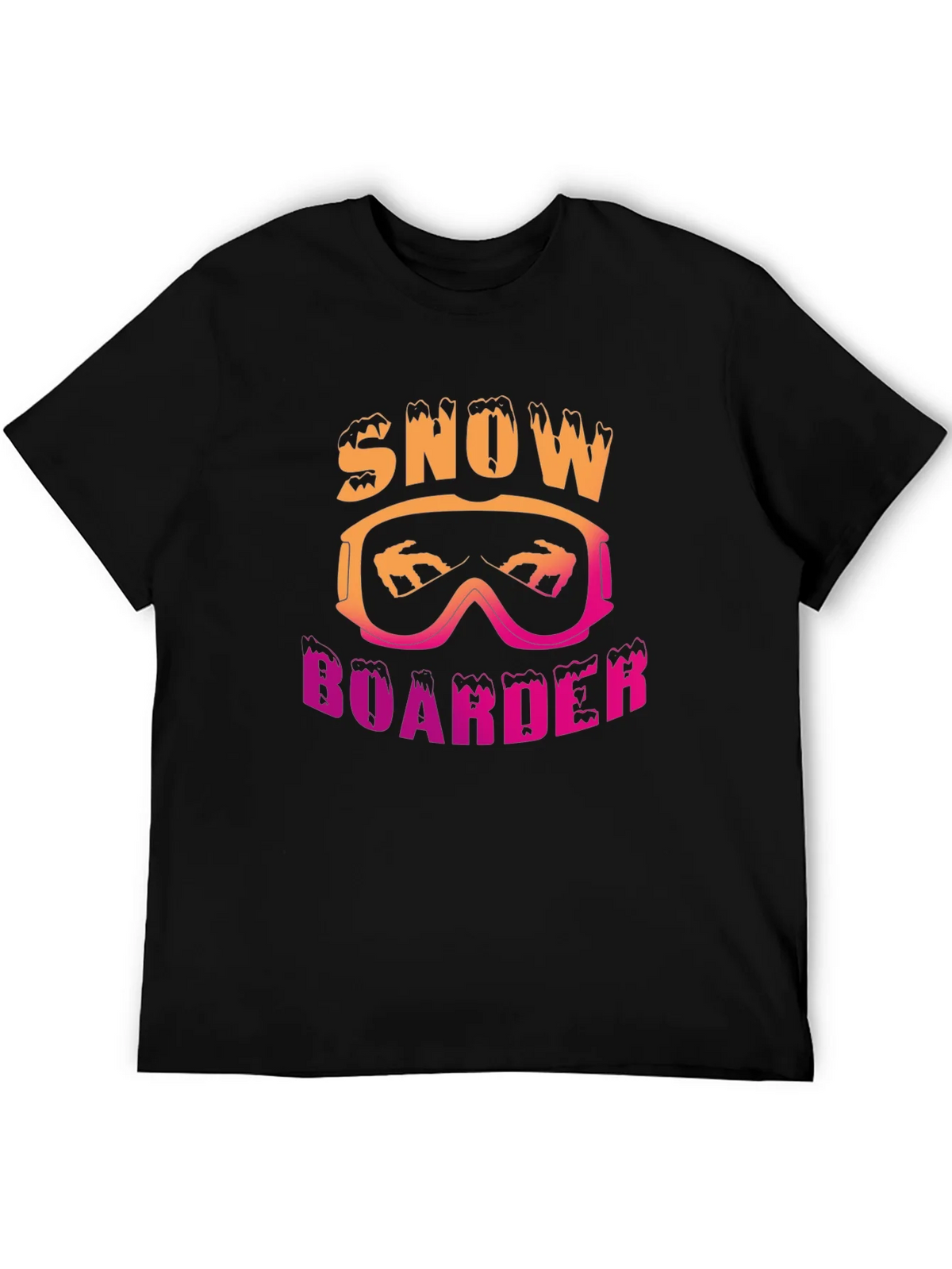 Snowboarder Graphic Tee - Black product image 5