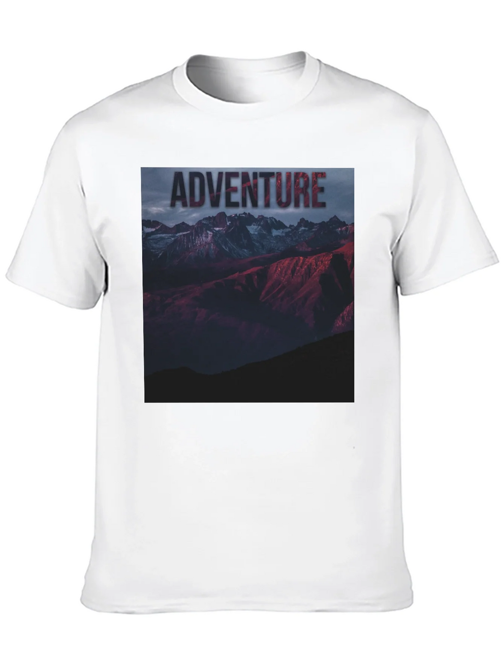 Adventure Mountain Graphic Tee - Black Unisex T-Shirt product image 9