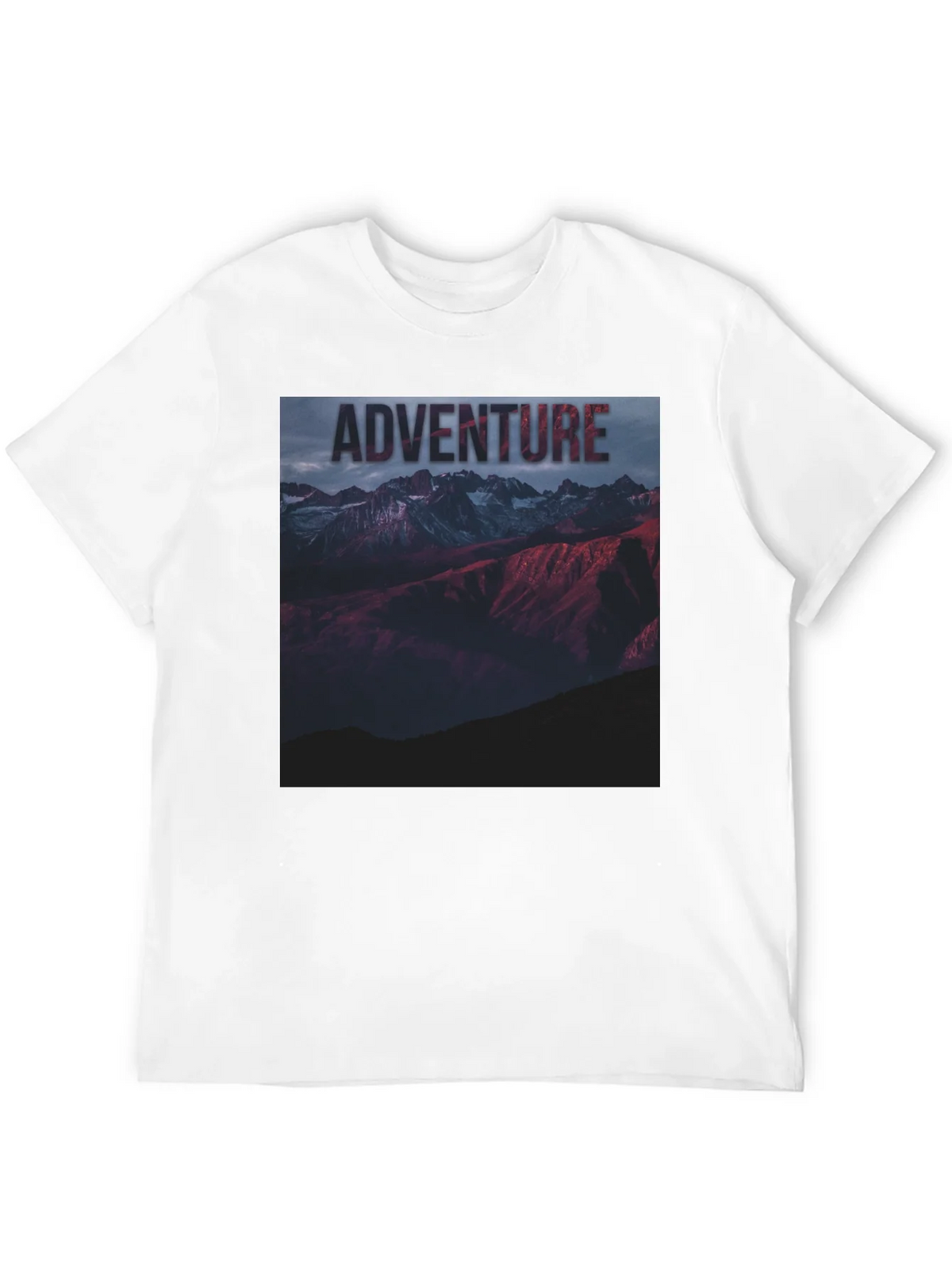 Adventure Mountain Graphic Tee - Black Unisex T-Shirt product image 11