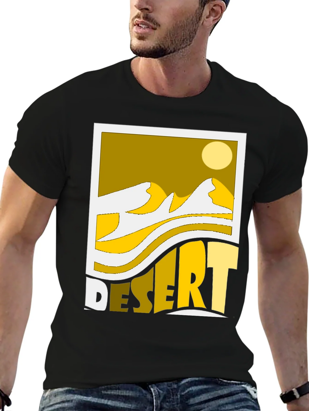 Desert Graphic Tee - Yellow Sands product image 6