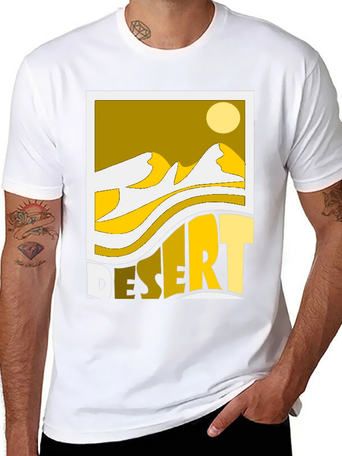 Desert Graphic Tee - Yellow Sands product image 7
