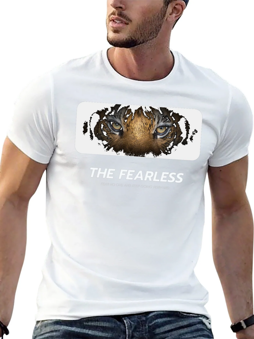 The Fearless Tiger Graphic Tee - Black Cotton product image 11