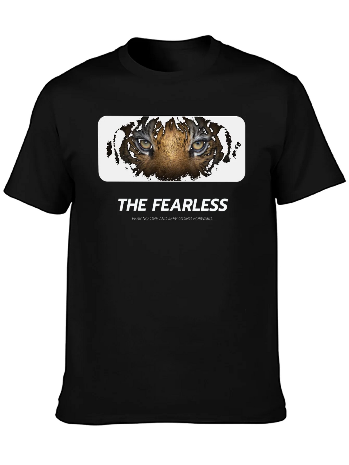 The Fearless Tiger Graphic Tee - Black Cotton product image 3