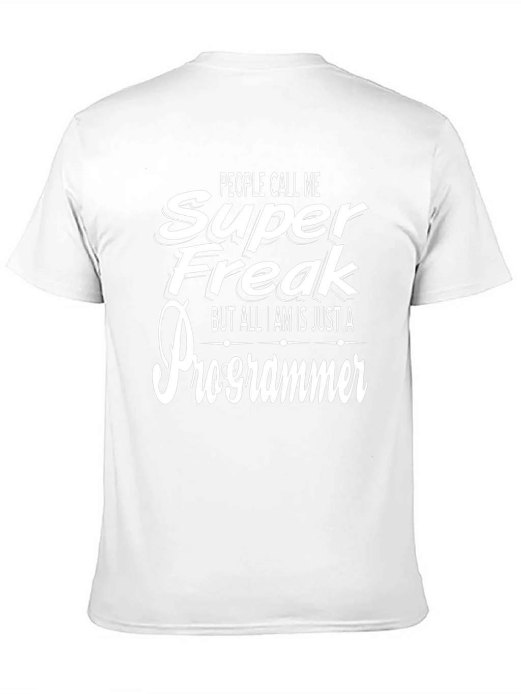 Super Freak Programmer Black T-Shirt product image 10